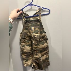 Gender Neutral Camo Carhartt Baby Overalls